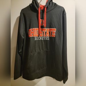 Mens Ohio State Buckeyes Hooded Sweatshirt size large